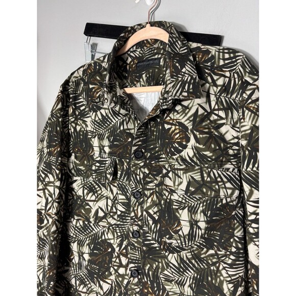 DRYKORN For Beautiful People Men's Green Leaf Print Button Down Size XL - Picture 9 of 9